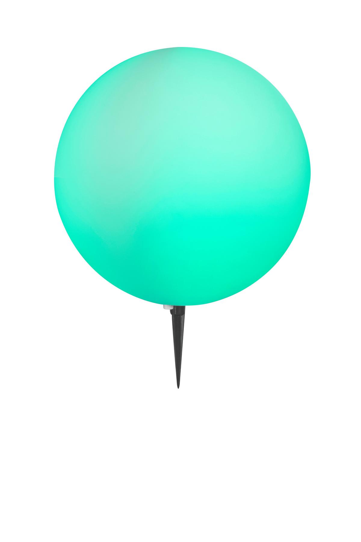 Svjetiljka Podna Vanjska 31776 Toula - bijela/crna, Design, plastika (40/56cm) - Globo