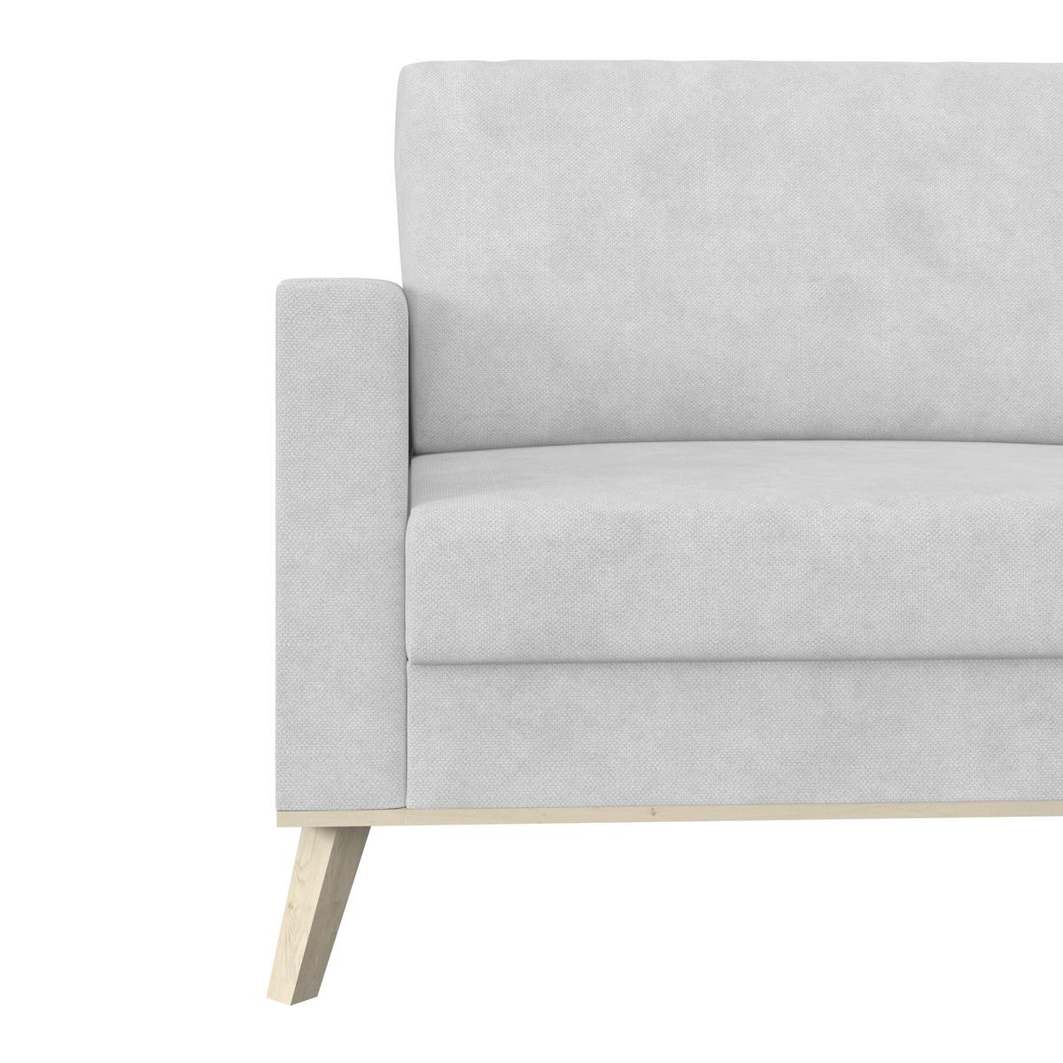 Coltar CARINI - gri deschis, Basics, textil (222/152cm) - Modern Living