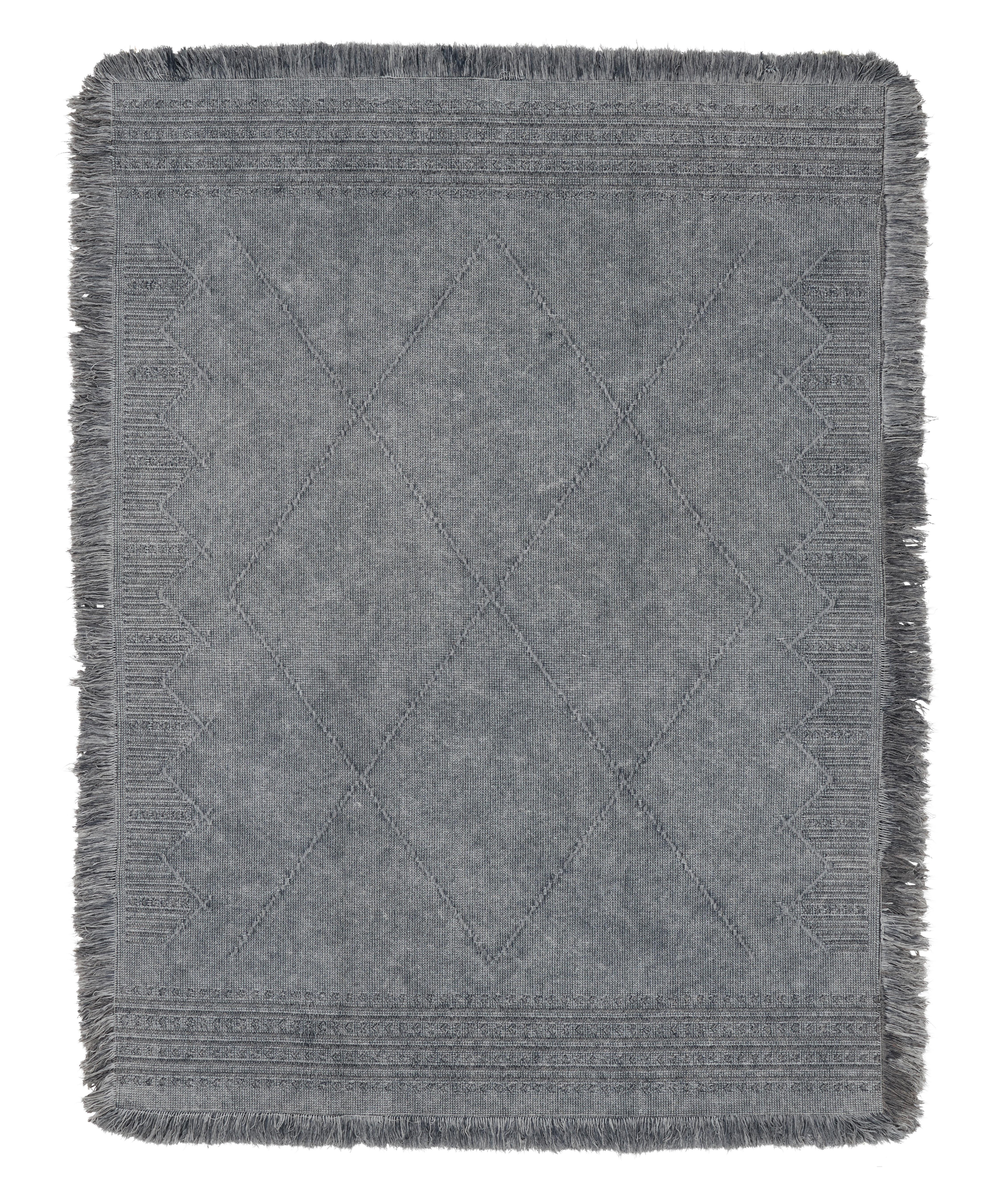 Kézi Szövésű Szőnyeg Monaco 2 - szürke, textil (120/170cm) - Modern Living