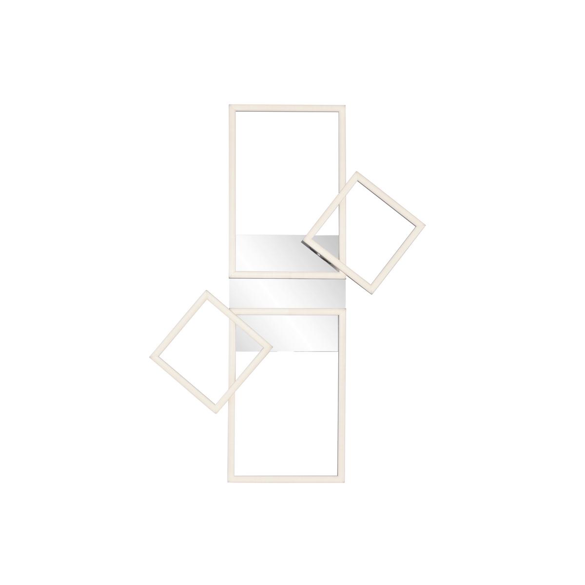 LED-Deckenleuchte Iven max. 40 Watt - Alufarben/Nickelfarben, Basics, Kunststoff/Metall (65/75/33,8cm)