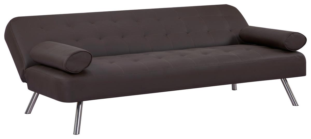 Canapea extensibila TOLEDO - maro, Modern, lemn/textil (190/78/92cm) - Mömax