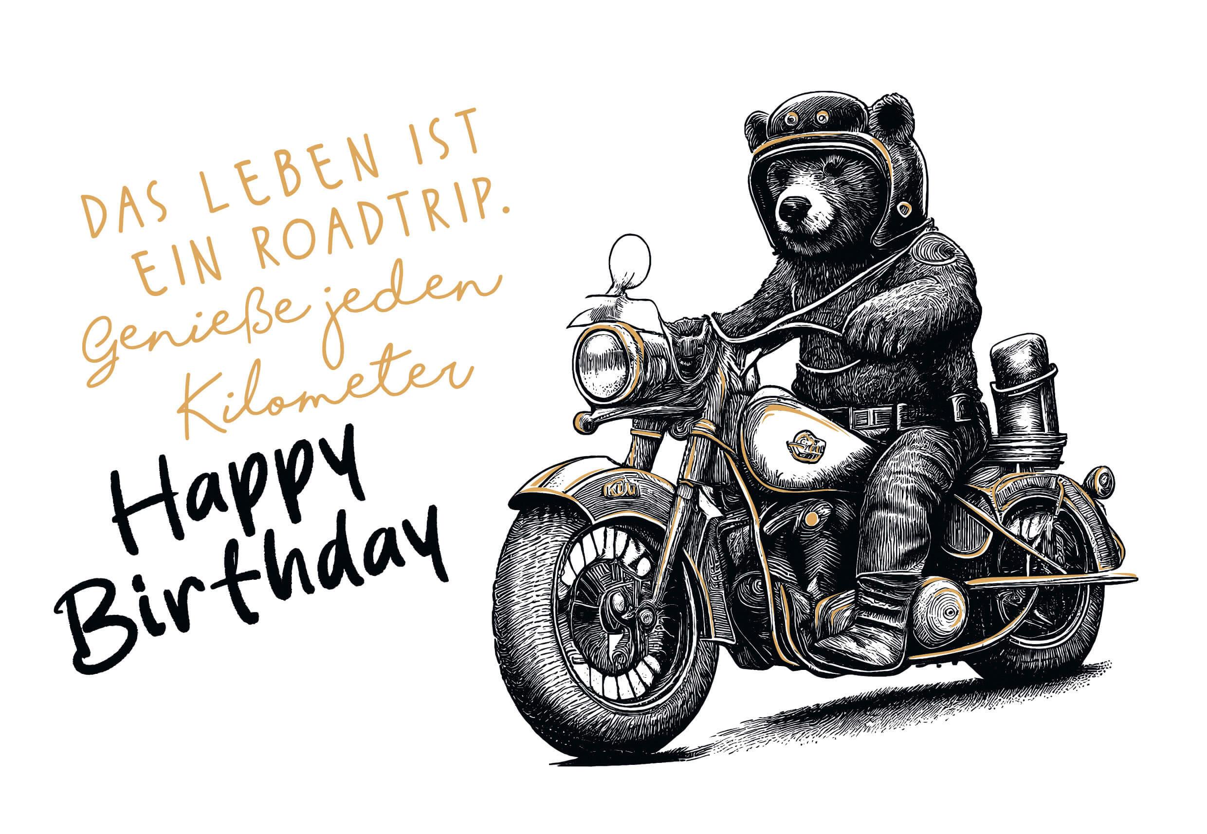 Glückwunschkarte Edelschwarz Multicolor - Basics, Papier (18/13cm)