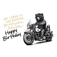 Glückwunschkarte Edelschwarz Multicolor - Basics, Papier (18/13cm)