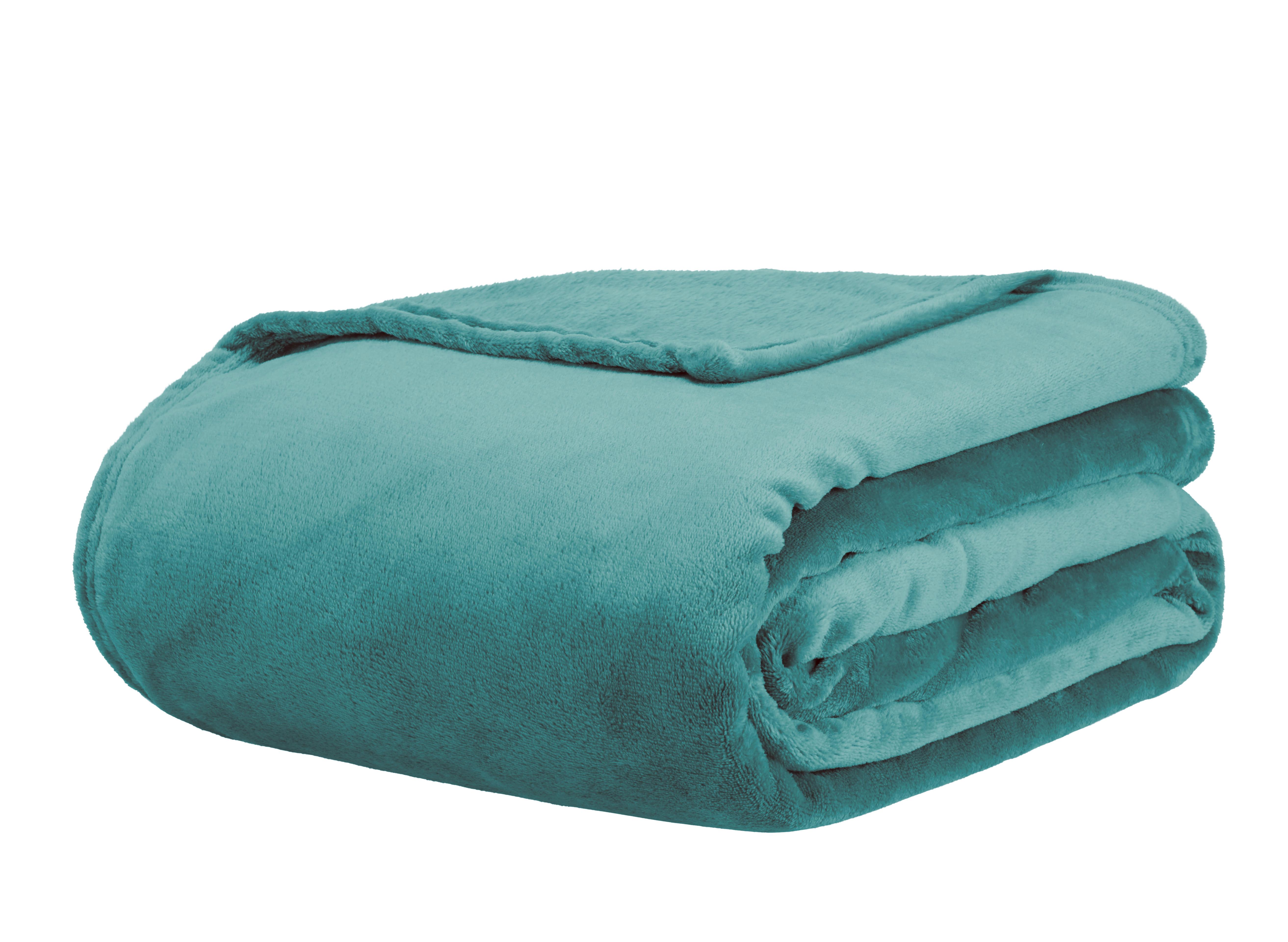 Mehka Odeja Michael Xxl - modra, tekstil (220/240cm) - Modern Living