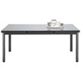 Gartentisch Glasglow in Grau - Grau, MODERN, Glas/Metall (180-240/75/100cm) - MÖMAX modern living