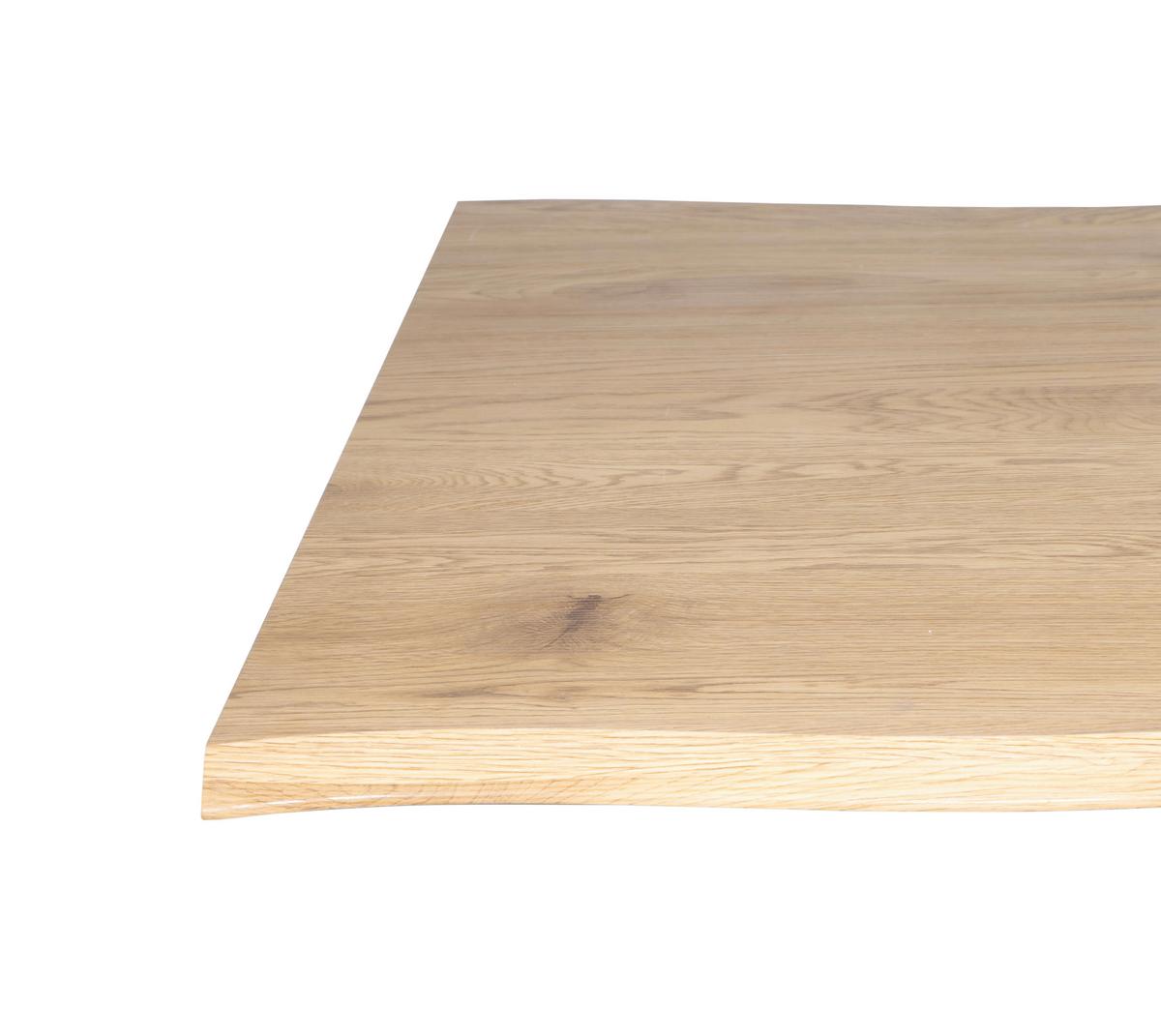 Jedilna Miza Pim, Barve Hrasta, 160x90 - črna/barve hrasta, Moderno, kovina/leseni material (160/76/90cm) - MID.YOU