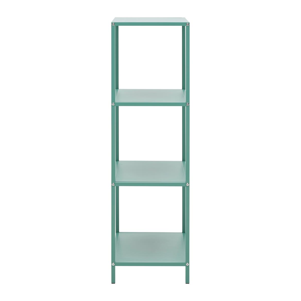 Etajeră HAVANNA - verde, Modern, metal/material pe bază de lemn (60/113/33cm) - Modern Living