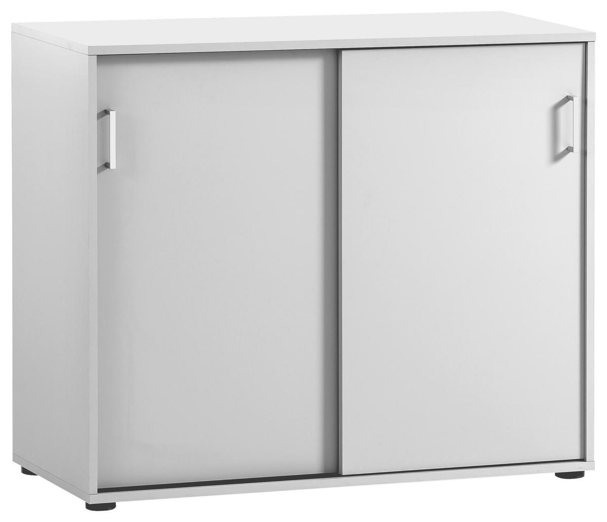Aktenschrank Niels U 1000 ST Weiß - Weiß, MODERN, Holzwerkstoff (101,00/83,6/41cm) - MID.YOU