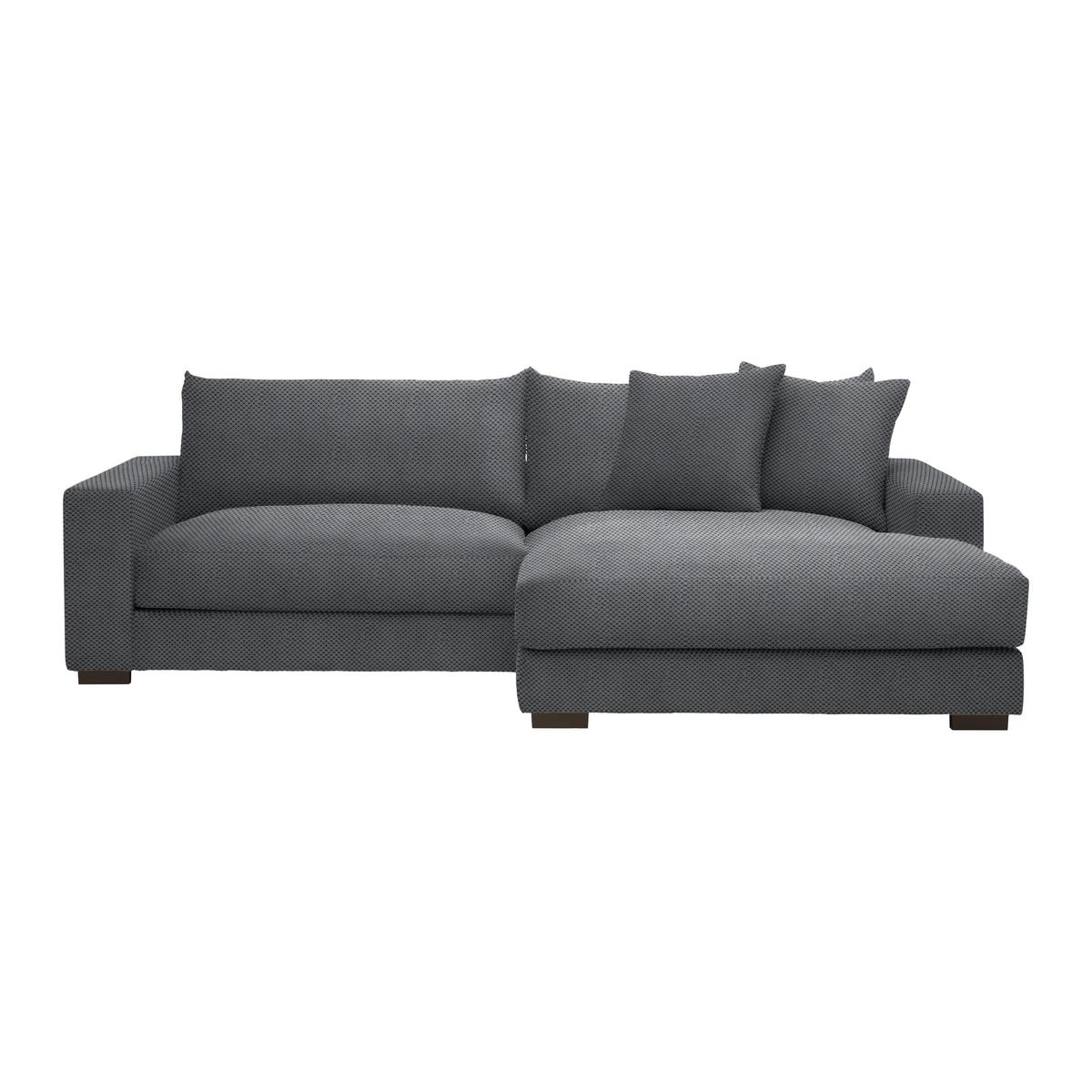 Ecksofa Pedro Grau - Grau, MODERN, Textil (265/83/180cm) - Mömax