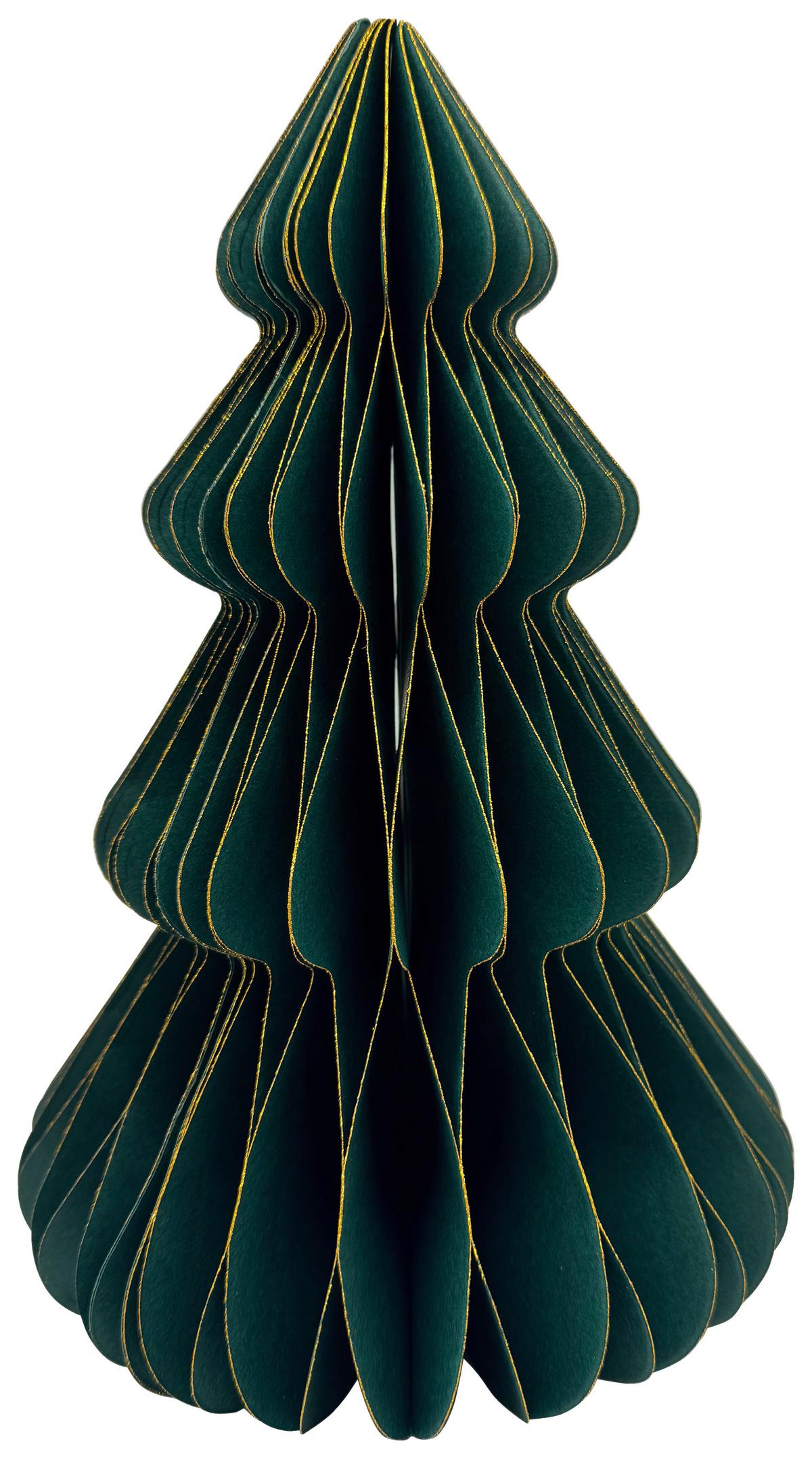 Dekobaum Bella Grün ca. 25cm - Grün, Konventionell, Papier (12/25cm) - Mömax