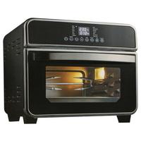 FRYTKOWNICA BEZTŁUSZCZOWA 613-401274 - czarny wysoki połysk, Konventionell, tworzywo sztuczne/metal (35/33/28cm) - Atrigo