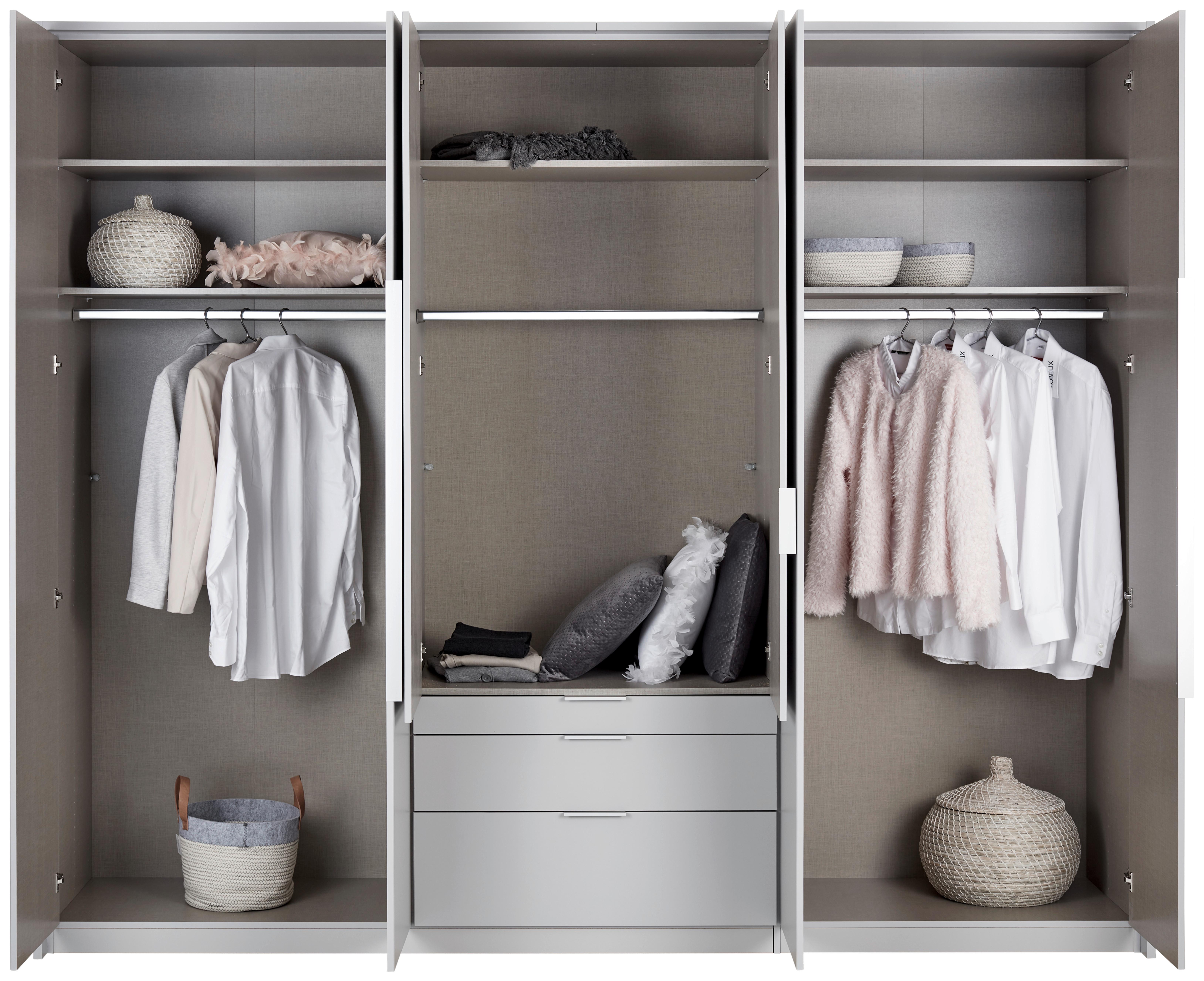DULAP USI ROTATIVE ALABAMA - culoare lemn stejar/stejar Artisan, Modern, material pe bază de lemn (271/229/54cm) - Modern Living