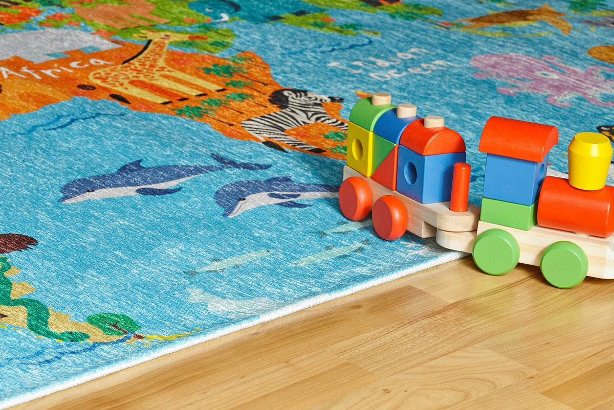 SPIELTEPPICH MY TORINO KIDS - Blau, Trend, Textil (160/230cm) - Ben'n'jen