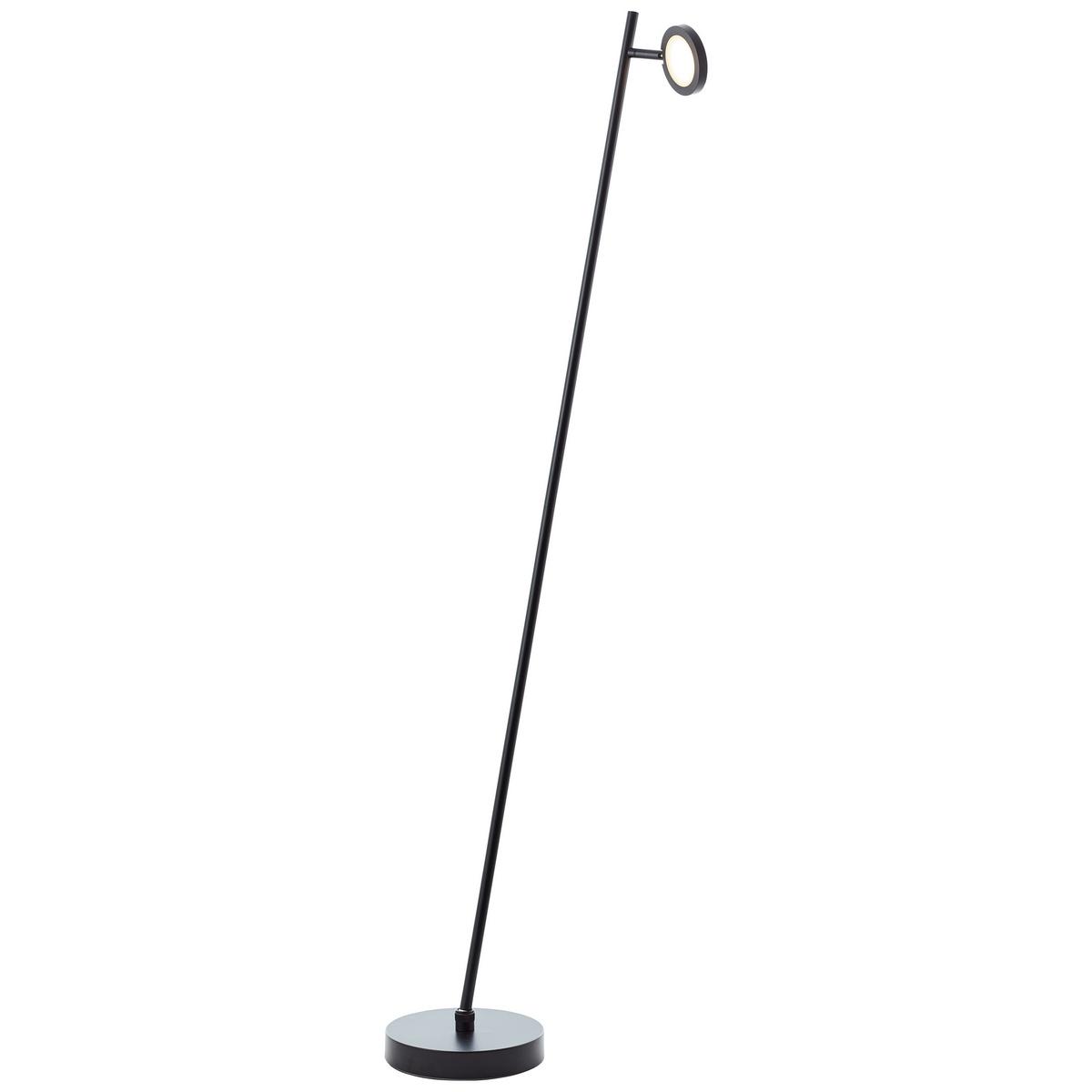 LAMPA STOJĄCA LED G60176/06 PESSO LED / STA - czarny, Konventionell, tworzywo sztuczne/metal (24,6/135/20cm) - Brilliant