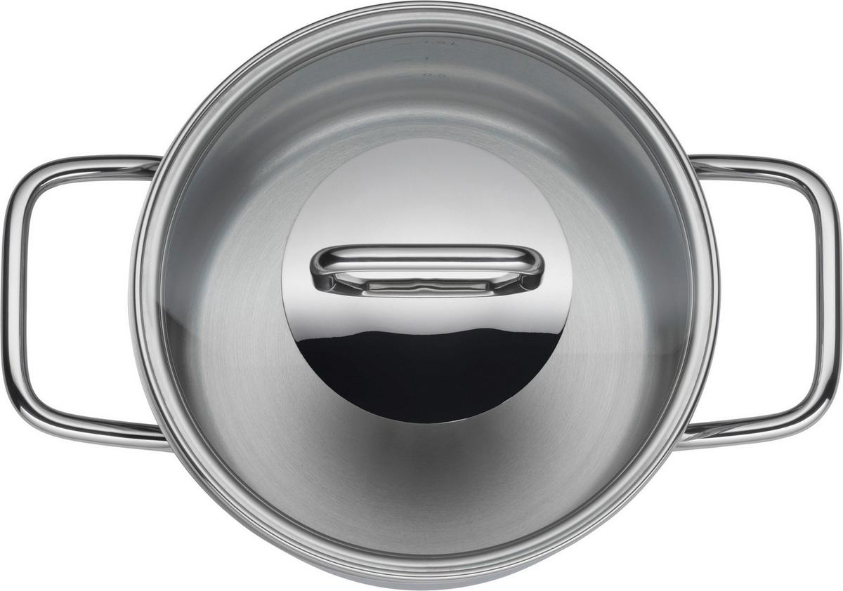 Kochtopfset Silit Extra Cook Edelstahlfarben, 7-teilig - Edelstahlfarben, KONVENTIONELL, Metall (29,8/54,5/23,8cm) - Silit