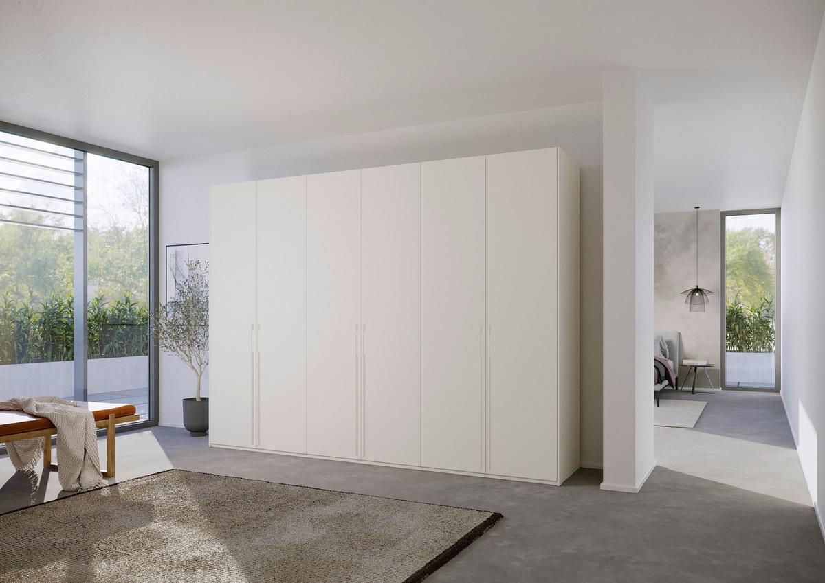 Omara S Klasičnimi Vrati Skat Pure, Bela - bela, Trend, kovina/leseni material (301/235/60cm) - Novel