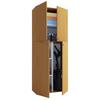 Mehrzweckschrank Lona ca.70x182x37cm Buchefarben - Buchefarben/Weiß, KONVENTIONELL, Holzwerkstoff (70/182/37cm) - MID.YOU