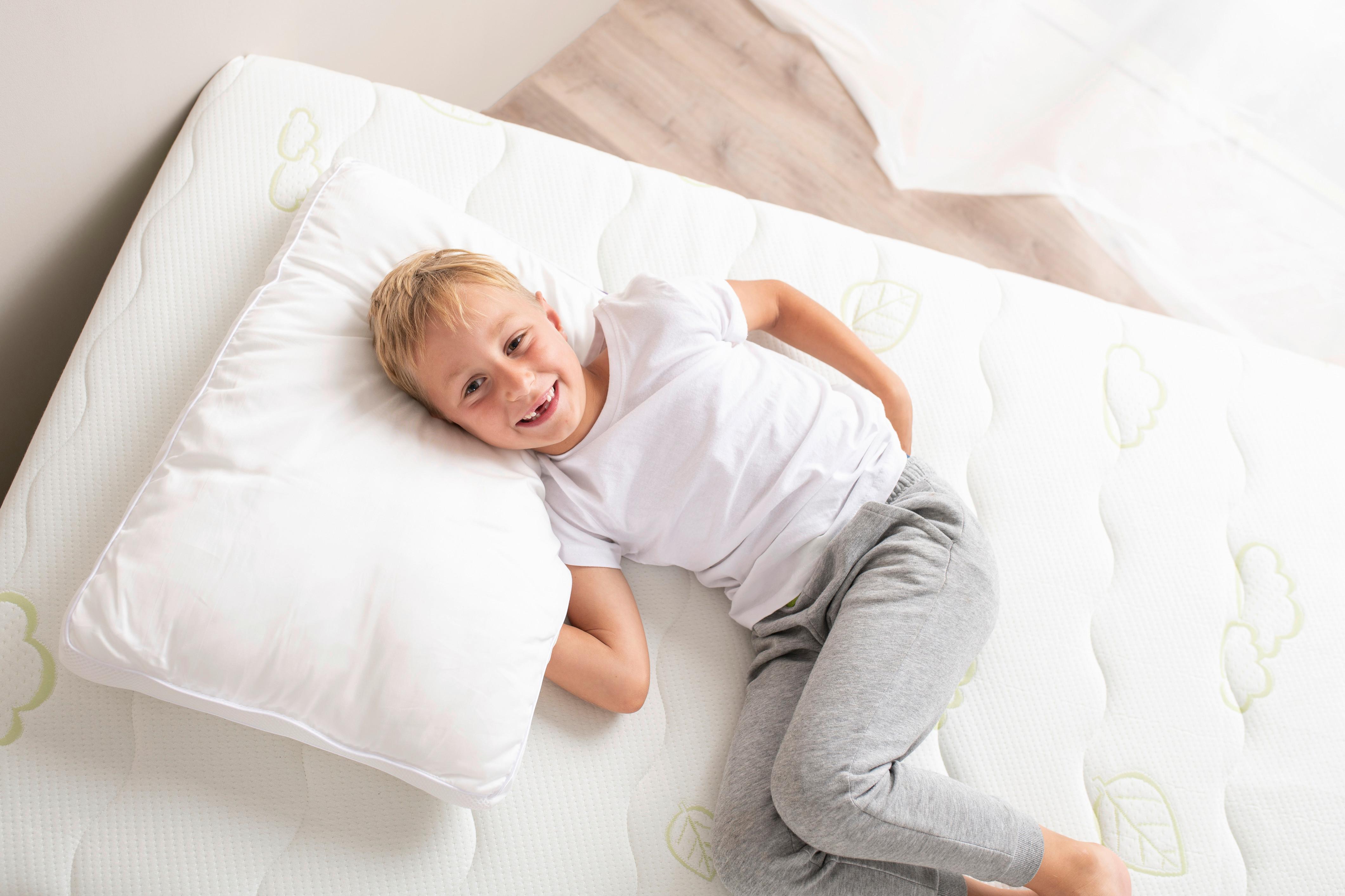 PODUSZKA DLA NIEMOWLĄT T064002 SABBIA MAXI - biały, Basics, tkanina (80/40/5cm) - Träumeland