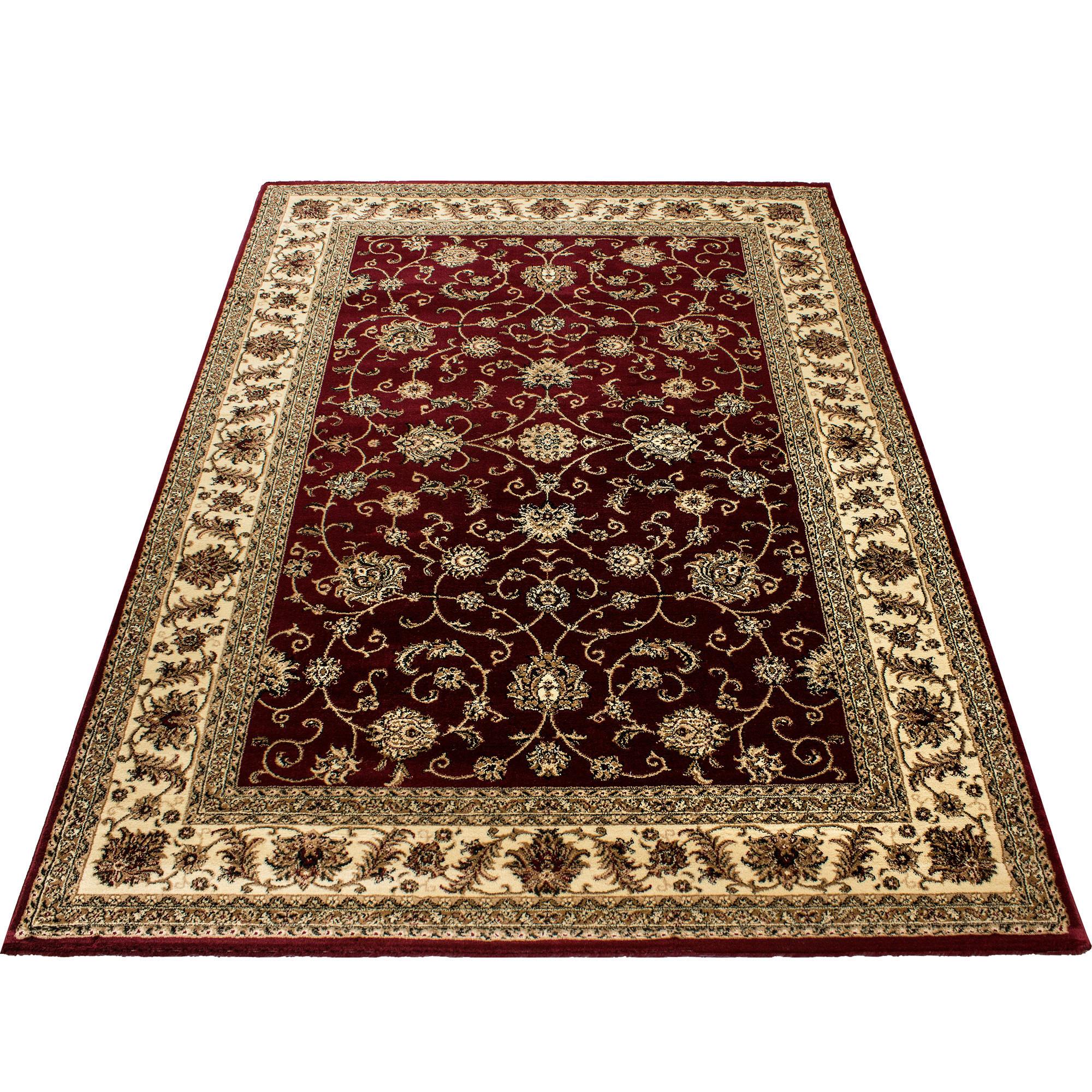 Tkana Preproga Marrakesh, Rdeča, 120x170cm - rdeča/bež, Konvencionalno, tekstil (120/170cm)