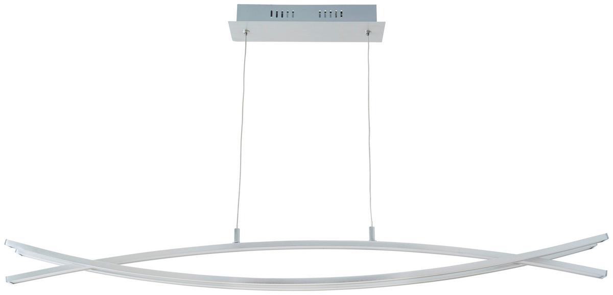 LED-Hängeleuchte Tillo max. 30 Watt - Weiß, KONVENTIONELL, Kunststoff/Metall (100/8/120cm) - Mömax