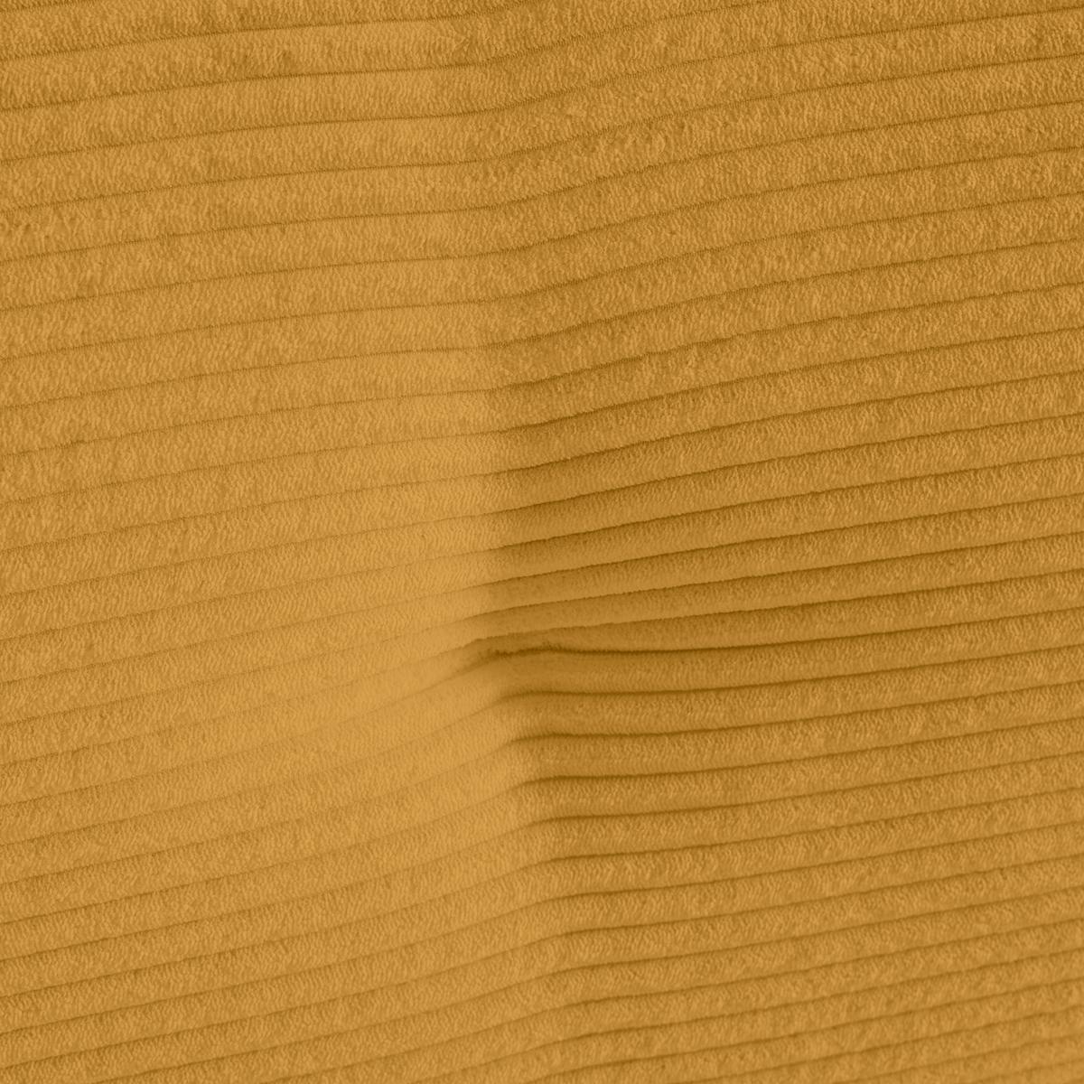 Wohnlandschaft Seattle Senfgelb - Senfgelb/Schwarz, MODERN, Holzwerkstoff/Textil (196/87-107/301cm) - Premium Living