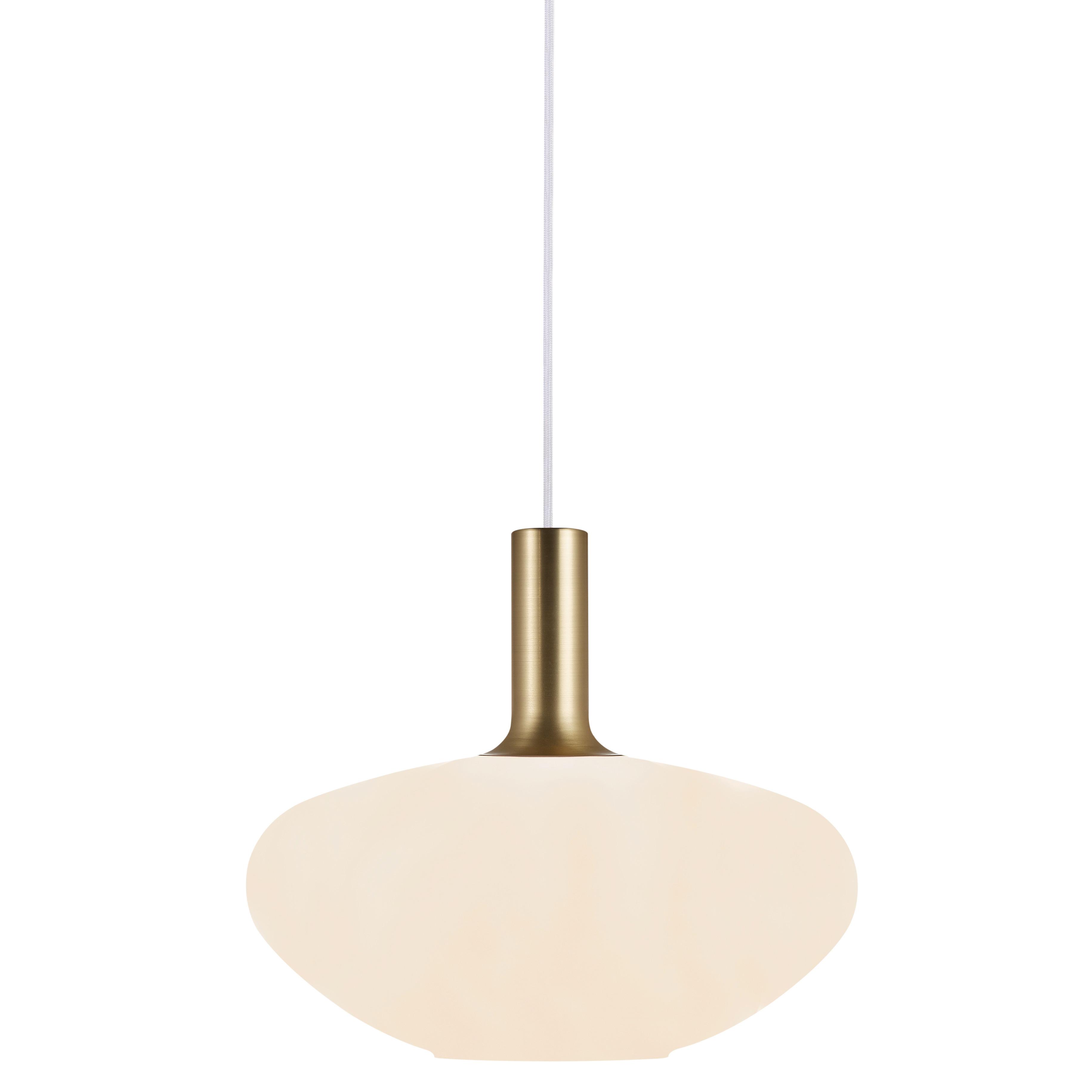 LAMPA WISZĄCA 48973001 ALTON 35 - kolor mosiężny/czarny, Basics, metal/szkło (35/330cm) - Nordlux