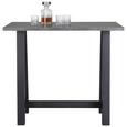 Bartisch in Graphitfarben/Schwarz - Graphitfarben/Schwarz, MODERN, Holzwerkstoff (120/105/70cm) - Modern Living Bartisch in Graphitfarben/Schwarz - Graphitfarben/Schwarz, MODERN, Holzwerkstoff (120/105/70cm) - Modern Living