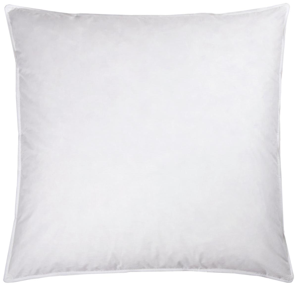 Kopfkissen Flach ca. 80x80cm - Weiß, KONVENTIONELL, Textil (80/80cm) - Nadana