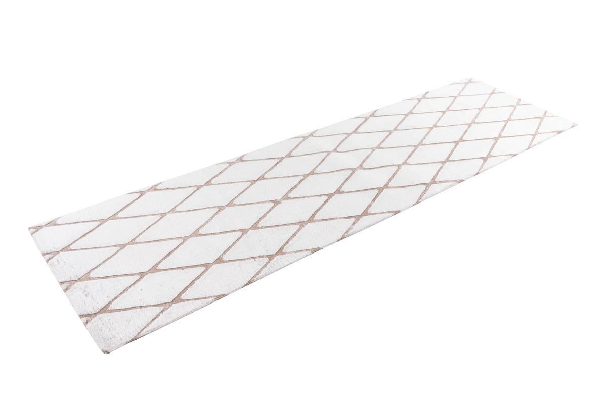 Läufer Vivica - Weiss/Beige, Design, Textil (80/250cm) - Kayoom