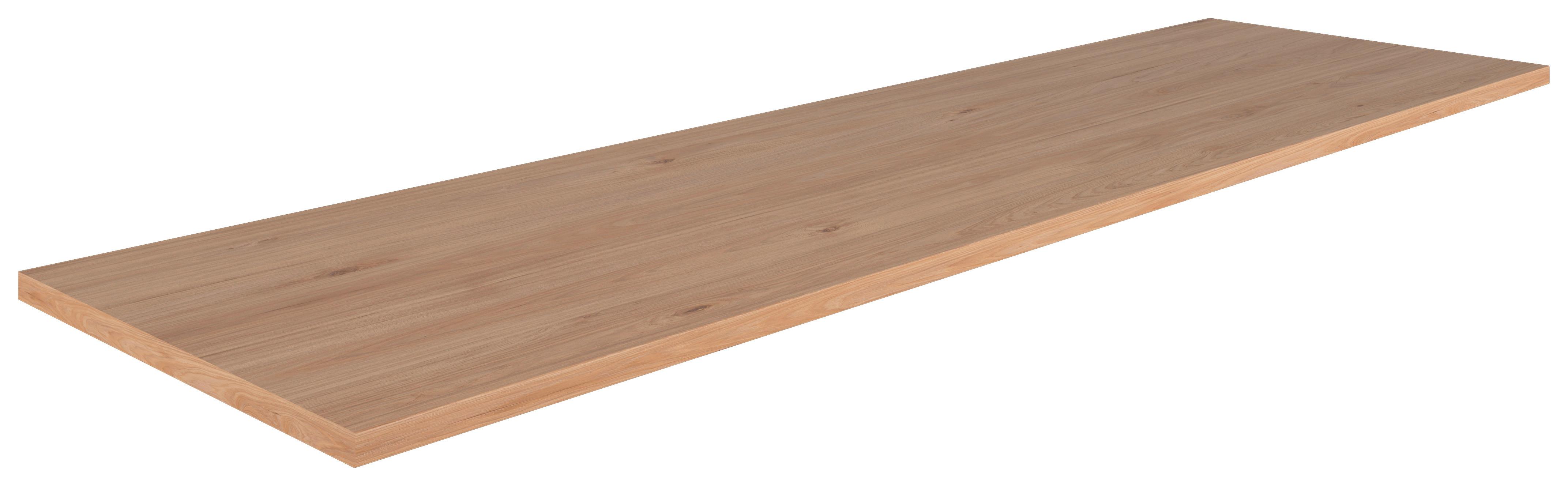 Arbeitsplatte APL210 in Eichefarben ca. 60x210cm - Eichefarben, Holzwerkstoff (210/60cm) - FlexWell