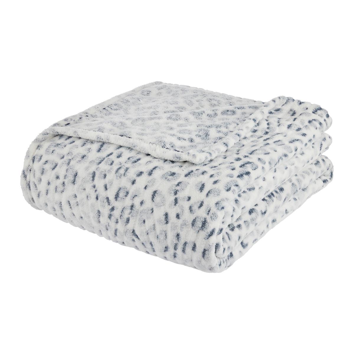 Puha Takaró Leo - fehér/szürke, Konventionell, textil (150/170cm)