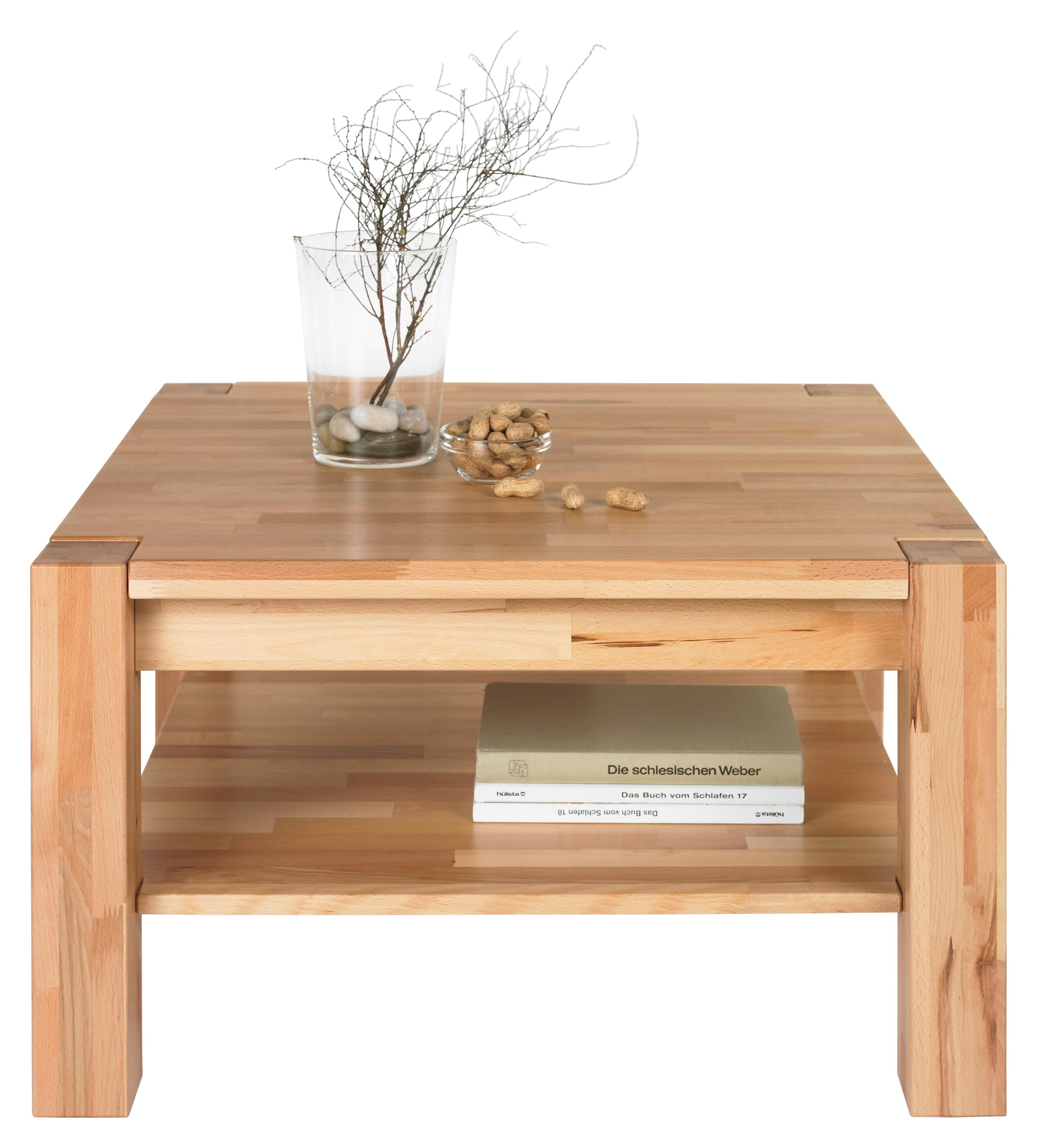 STOLIK KAWOWY HAVANA IV - kolor bukowy, Konventionell, drewno (70/70/45cm) - Linea Natura