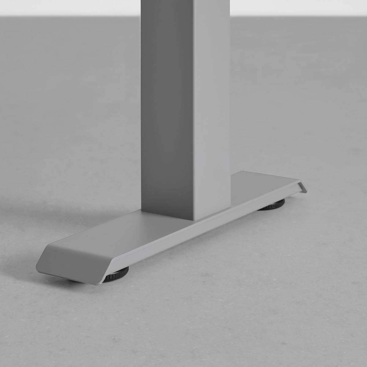 Eckschreibtisch Dallas Weiß - Weiß, MODERN, Holzwerkstoff/Metall (185/64/177cm) - Mömax