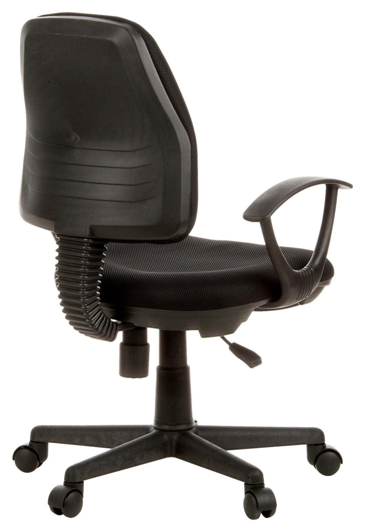 Drehstuhl City 10 Schwarz - Schwarz, MODERN, Kunststoff/Textil (57/106/44cm) - MID.YOU