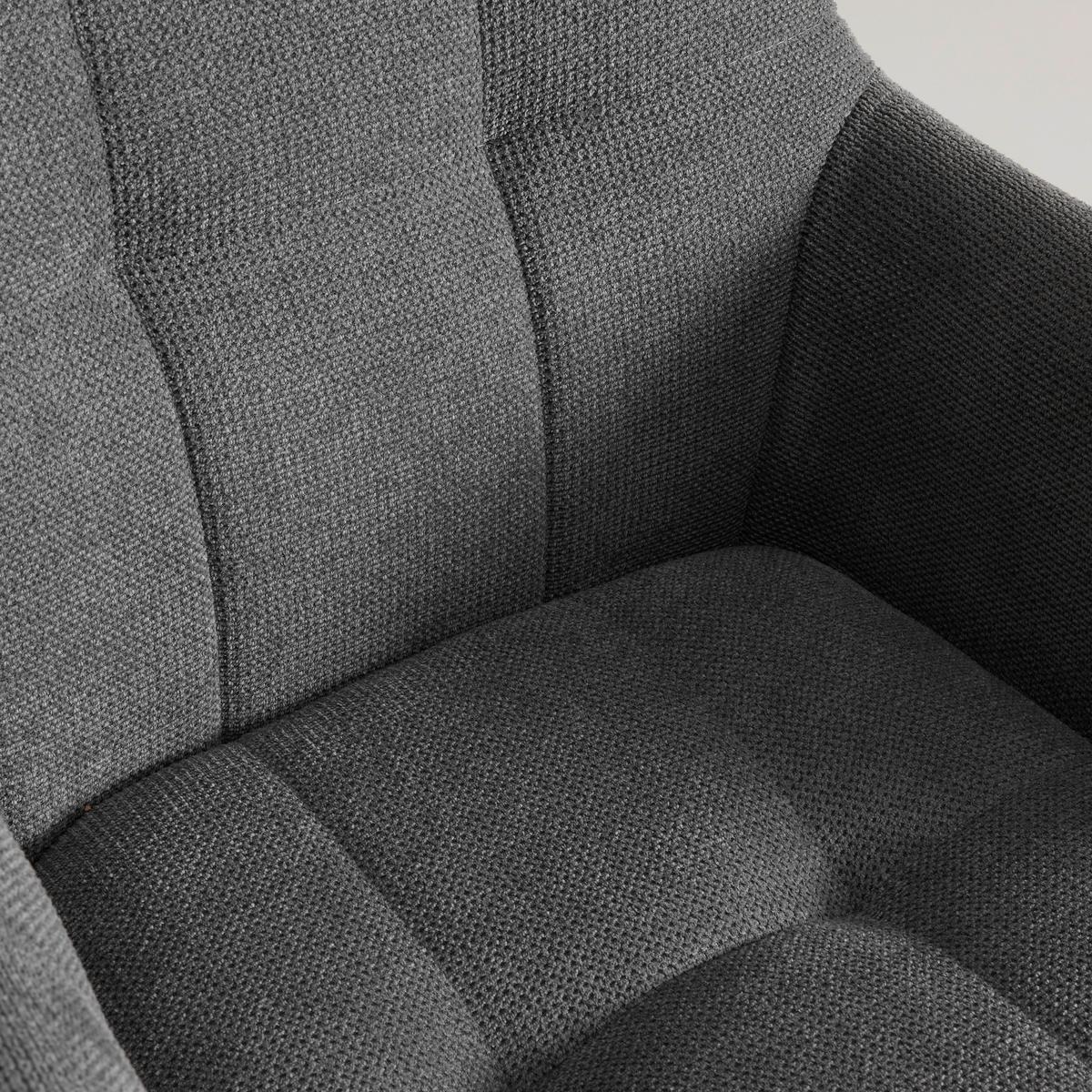 Armlehnstuhl Diona Grau - Grau, MODERN, Holz/Textil (57/89/66cm) - Mömax
