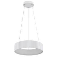 LED-HÄNGELEUCHTE 15924W KEMP - Weiss/Transparent, Basics, Kunststoff/Metall (46/12cm) - Globo