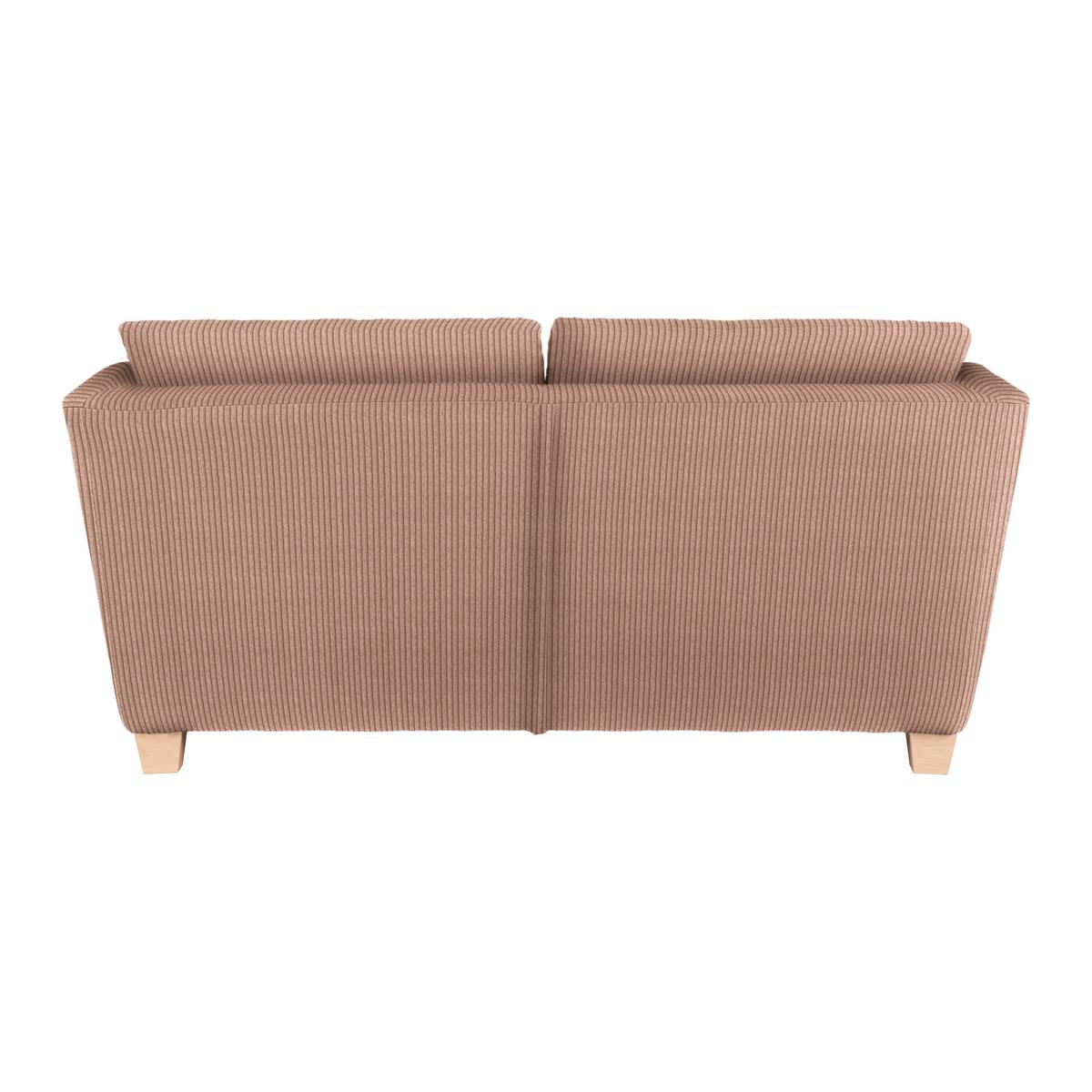 2-Sitzer-Sofa Devado Altrosa Cord - Altrosa/Naturfarben, Holz/Textil (190/70-85/95cm) - Mömax