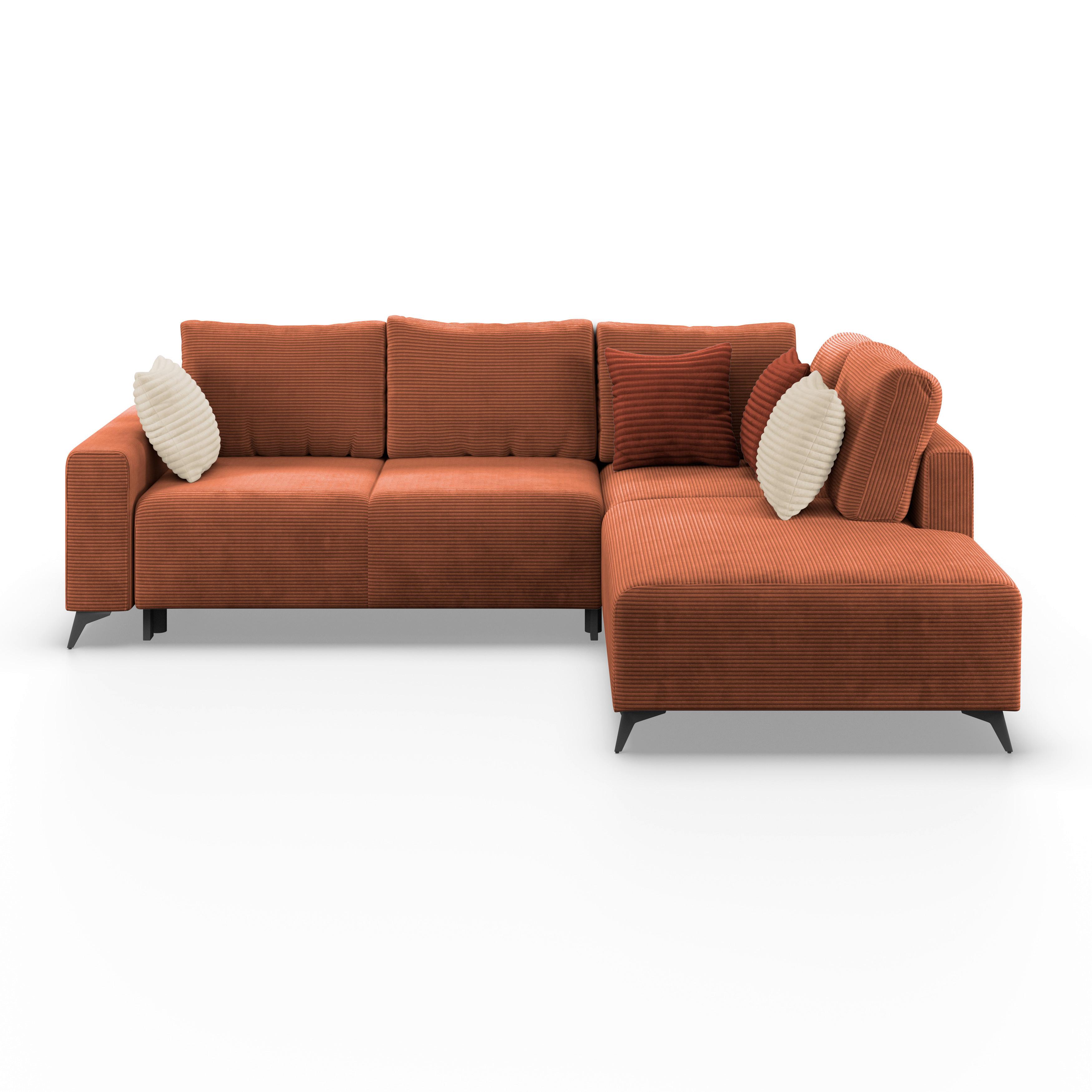 Coltar VIKTOR - arămiu, Modern, textil (270/212cm)