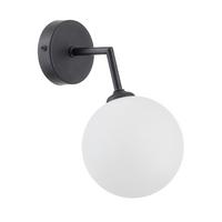 Wandleuchte Lp-002/11w Bk_dorado - Schwarz, Konventionell, Glas (21.5/12/18cm)