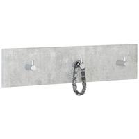 Hakenleiste Grau - Grau, Holzwerkstoff (34/8/5cm) - Mömax