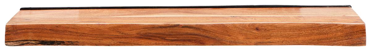 PÓŁKA ŚCIENNA LASEK - kolor naturalny, Natur, drewno (60/3,5/20cm) - Livetastic