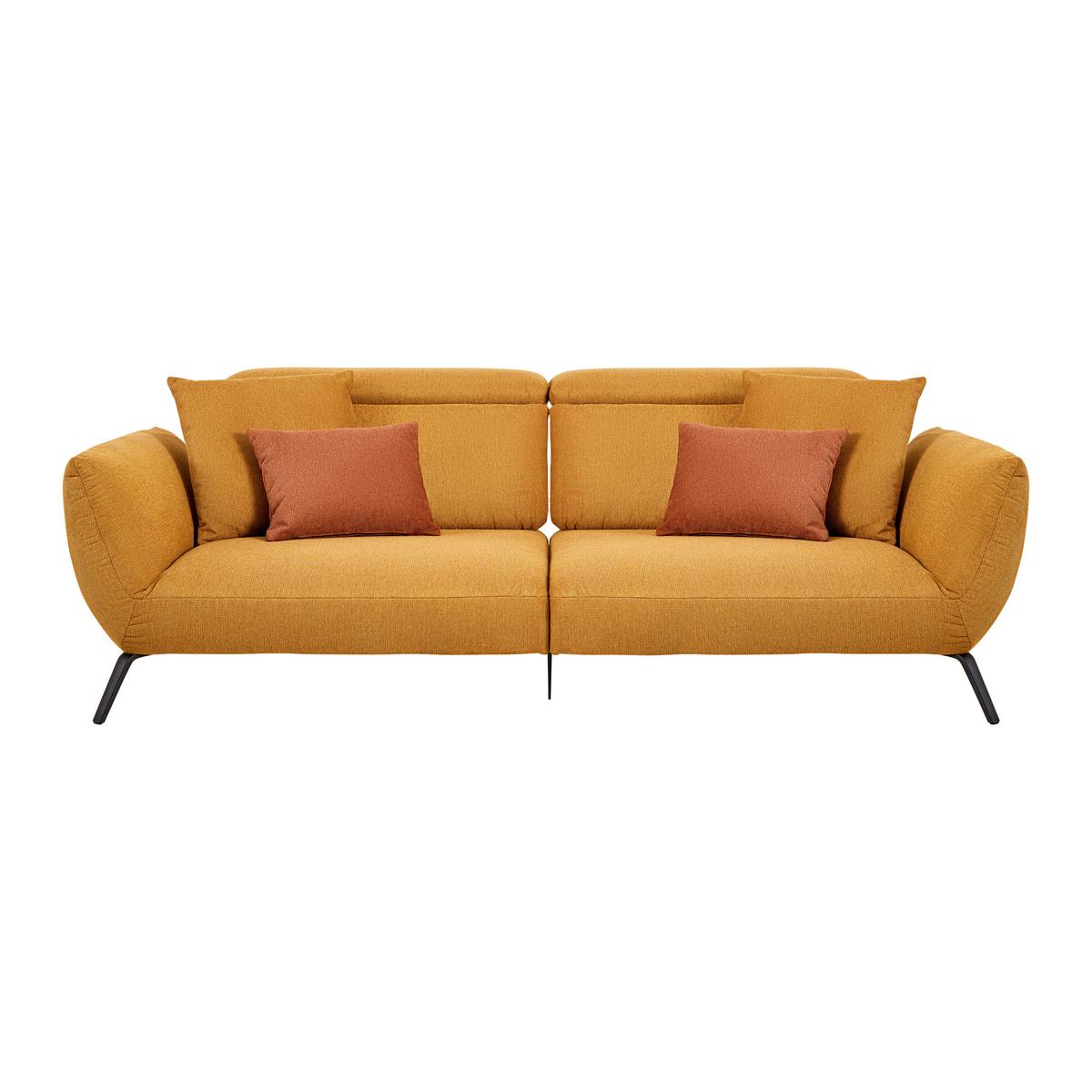 BIGSOFA SEATTLE - Gelb, Modern (260/87-107/132cm) - Premium Living
