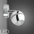 LED-Wandleuchte Tiffany - Chromfarben, Metall (8/15,2cm) - Mömax modern living