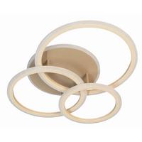 LAMPA SUFITOWA LED 21547 GELDER - kolor piaskowy, Design, metal (50,5/60cm) - Fischer & Honsel