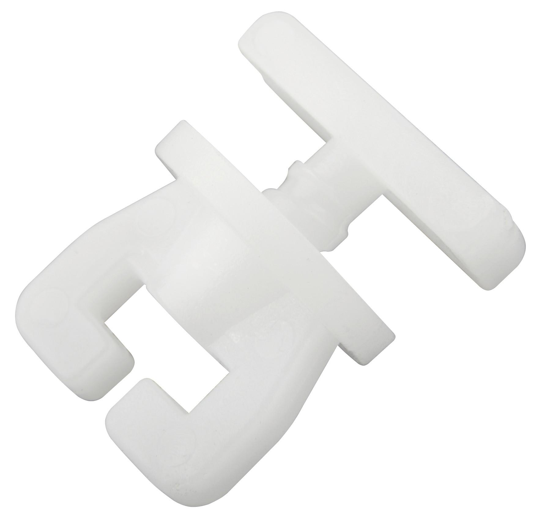 Dodatki Za Vodila Zaves Feststeller Amelie - bela, umetna masa (1,5/1,4/1,4cm) - Modern Living
