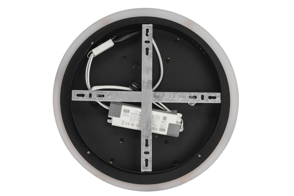 LED-Deckenleuchte Rip Goldfarben/Schwarz max. 54 W - Goldfarben/Schwarz, MODERN, Kunststoff/Metall (110/72/11cm)
