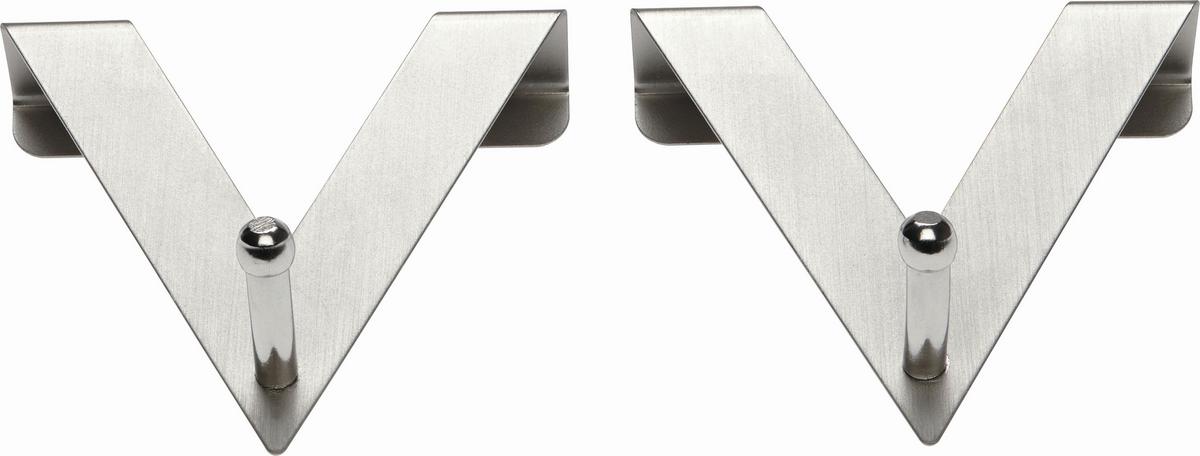 Haken Harry in Silberfarben - Silberfarben, Metall (7/8/2cm) - Modern Living