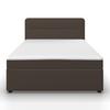 BOXSÄNG MARCO - brun/svart, Modern, trä/textil (160/200cm) - Bessagi Home