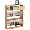 SKOSKÅP BELA -EXKLUSIV- - ekfärgad, Modern, trämaterial (79/103/25cm) - Mömax