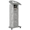 Stoječi Pult Redola L, Beton - siva, Moderno, leseni material (56cm) - MID.YOU